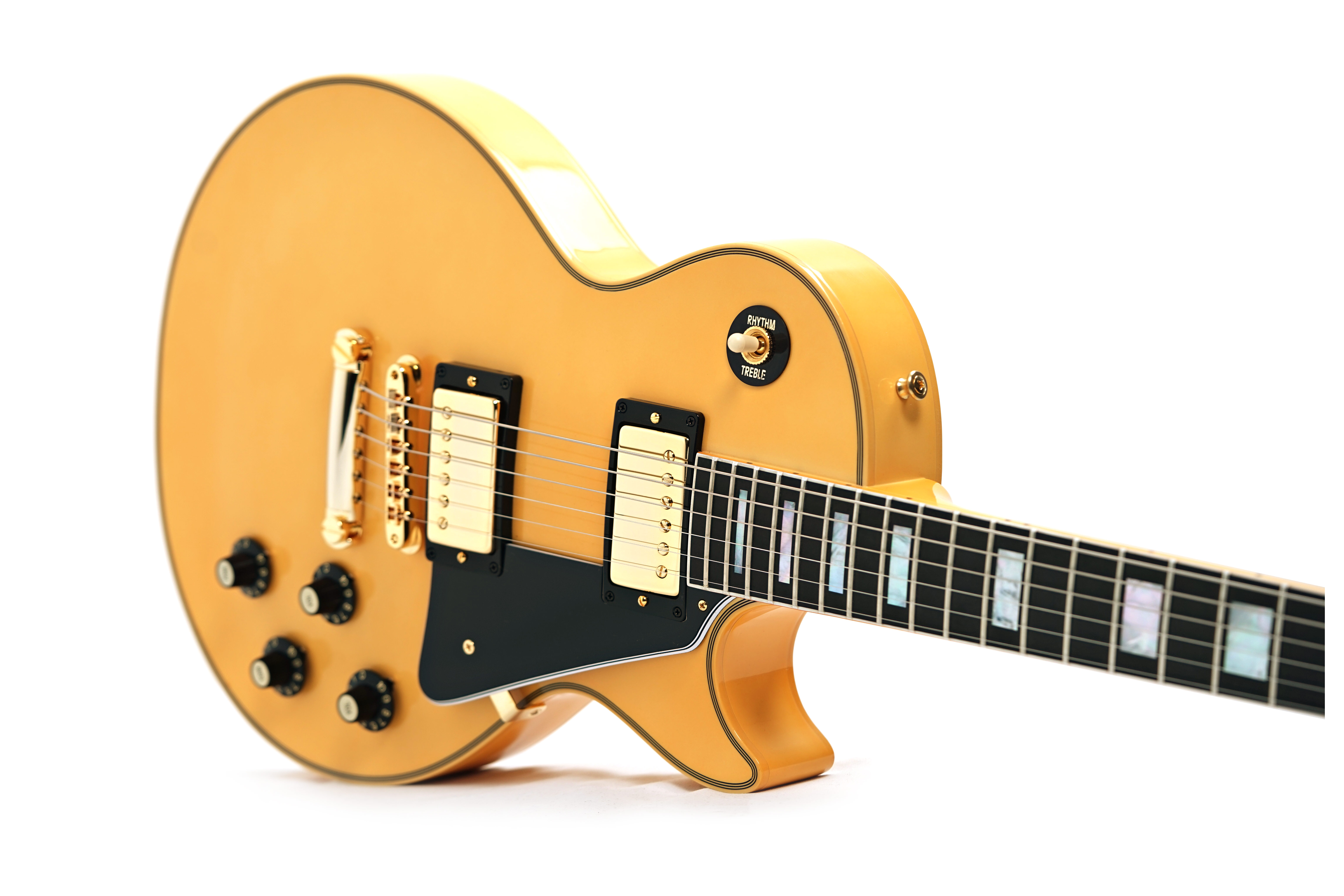 Gibson Custom Shop Made 2 Measure 1968 Les Paul Custom Heavy Antique White VOS Gold Hardware #508048