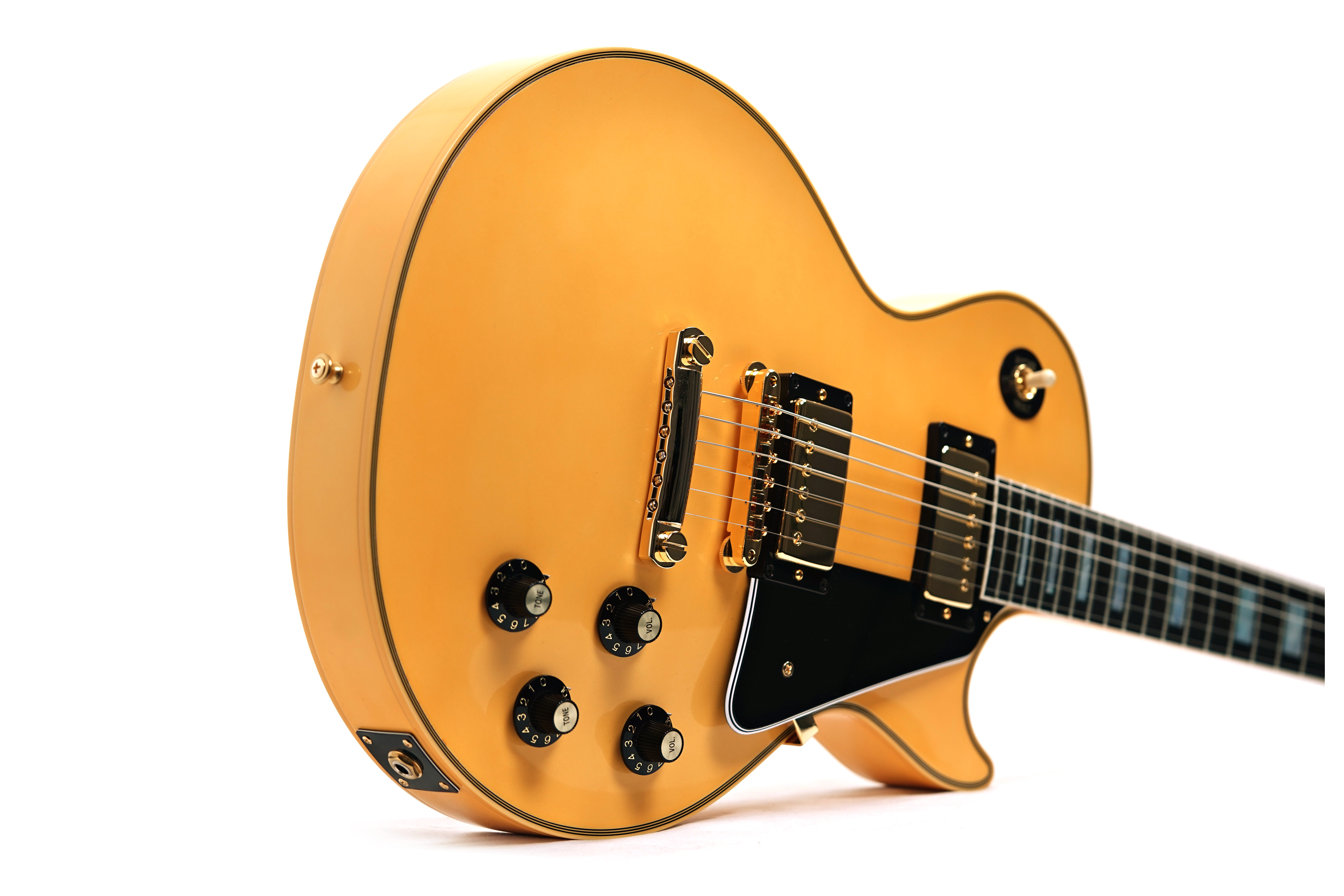 Gibson Custom Shop Made 2 Measure 1968 Les Paul Custom Heavy Antique White VOS Gold Hardware #508048