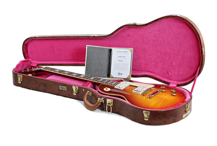 Gibson Custom Shop Made 2 Measure 1959 Les Paul Standard Double White Royal Teaburst Murphy Lab Light Aged #943536 Gibson Custom Shop Made 2 Measure 1959 Les Paul Standard Double White Royal Teaburst Murphy Lab Light Aged #943536
