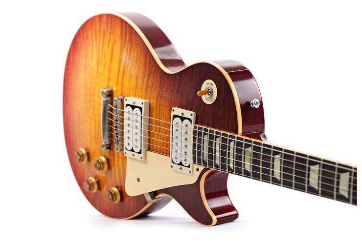 Teaburst Gibson Custom Shop Made 2 Measure 1959 Les Paul Standard Double White ...