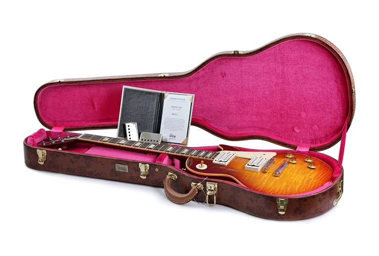Teaburst Gibson Custom Shop Made 2 Measure 1959 Les Paul Standard Double White ...