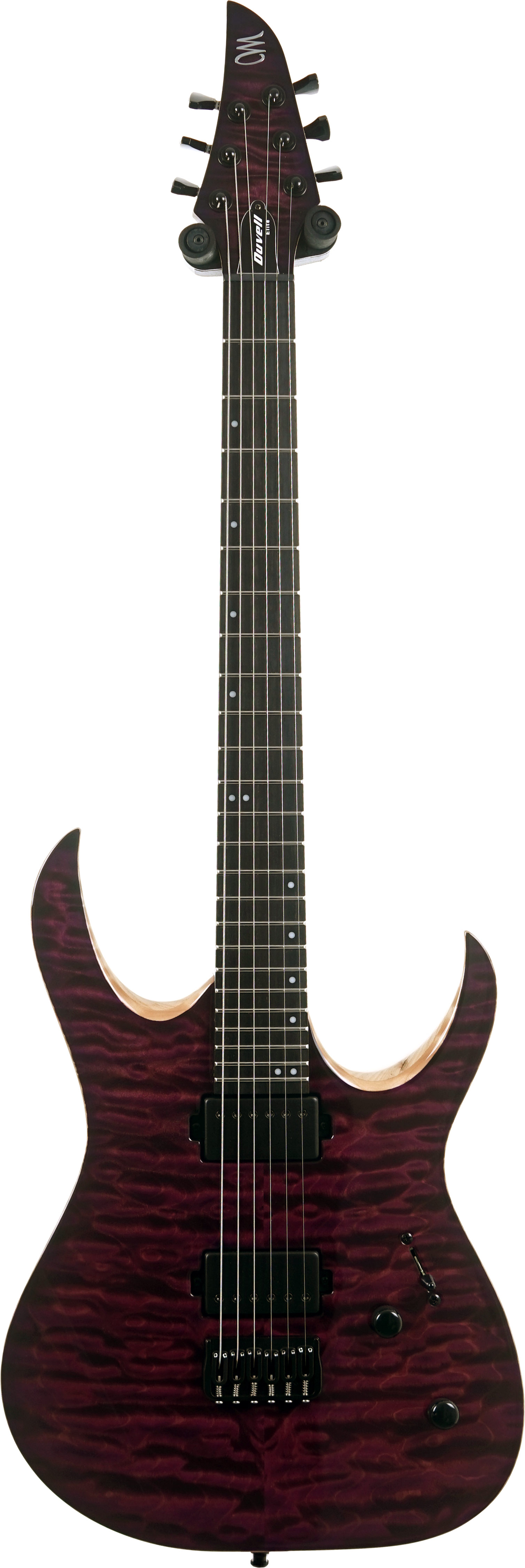 Mayones Duvell Elite 6 5A Quilted Maple Infinite Purple Gloss #DF2504999