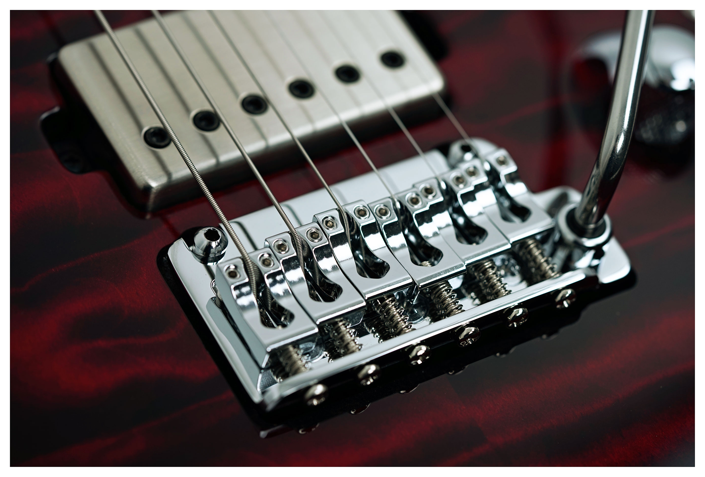 Mayones Regius V24 6, 5A Quilted Maple, Trans Red Burst Gloss #RP2606441