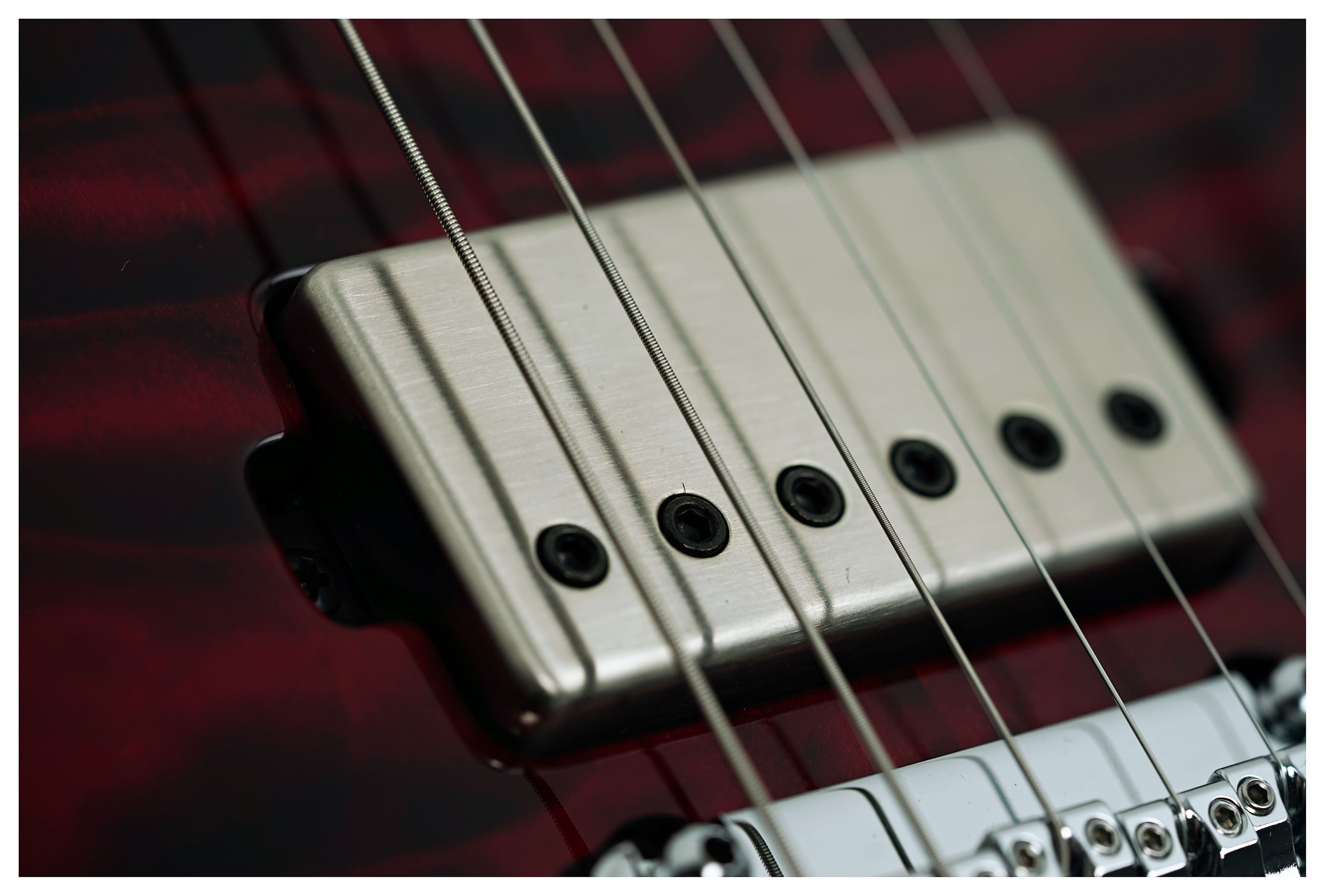 Mayones Regius V24 6, 5A Quilted Maple, Trans Red Burst Gloss #RP2606441