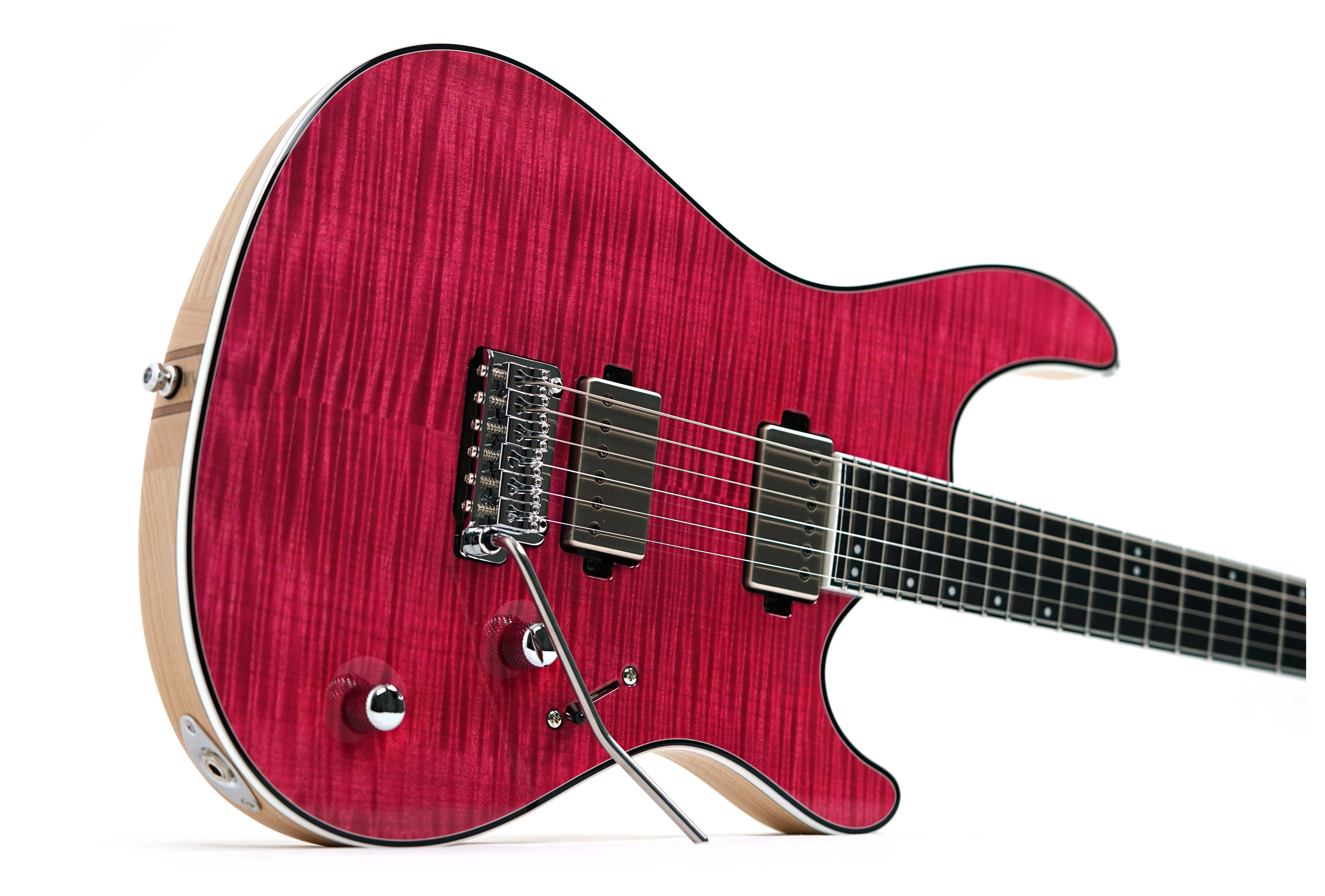 Mayones Regius V24 6 4A Flamed Maple Trans Pink Gloss #RP2510411