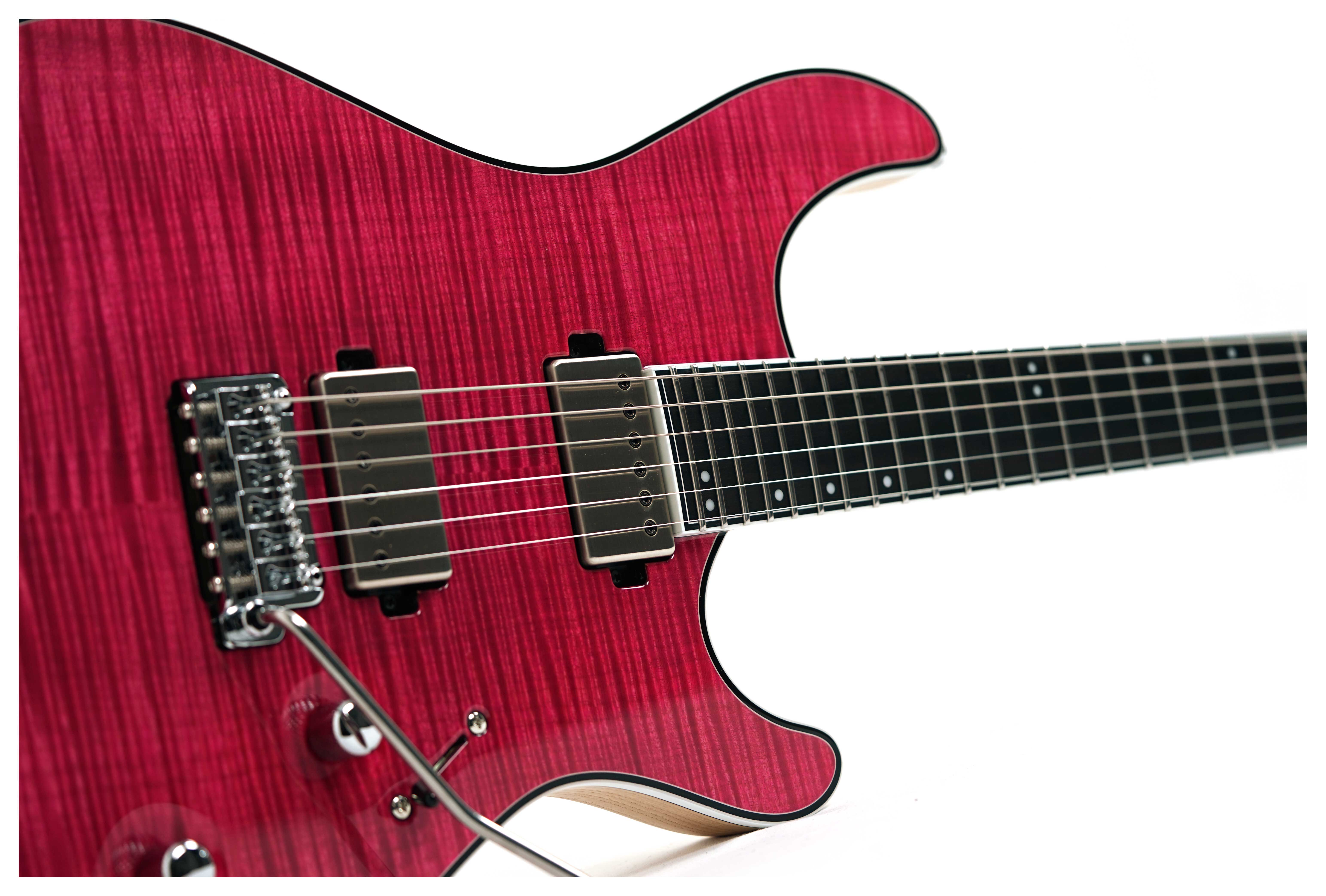 Mayones Regius V24 6 4A Flamed Maple Trans Pink Gloss #RP2510411