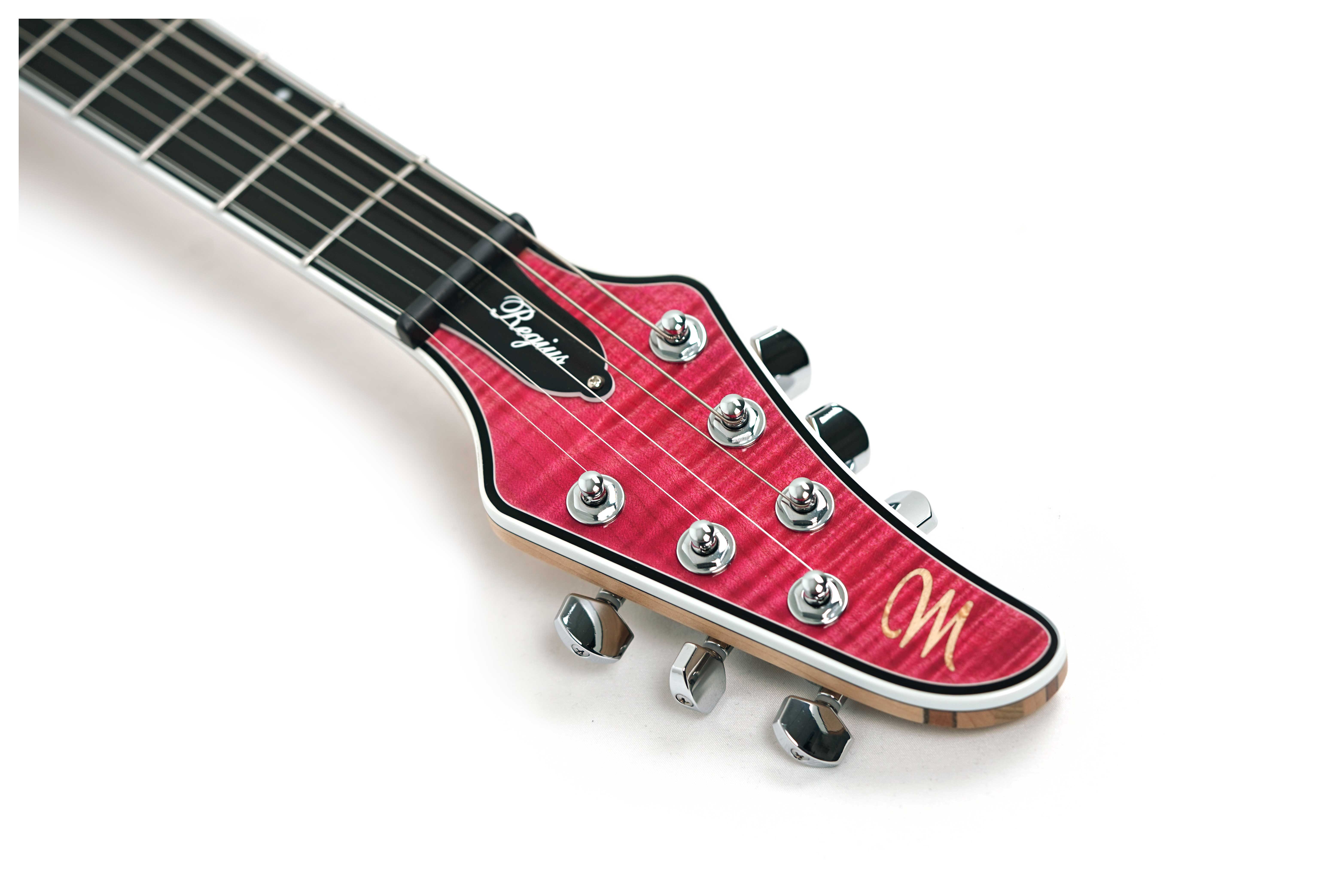 Mayones Regius V24 6 4A Flamed Maple Trans Pink Gloss #RP2510411