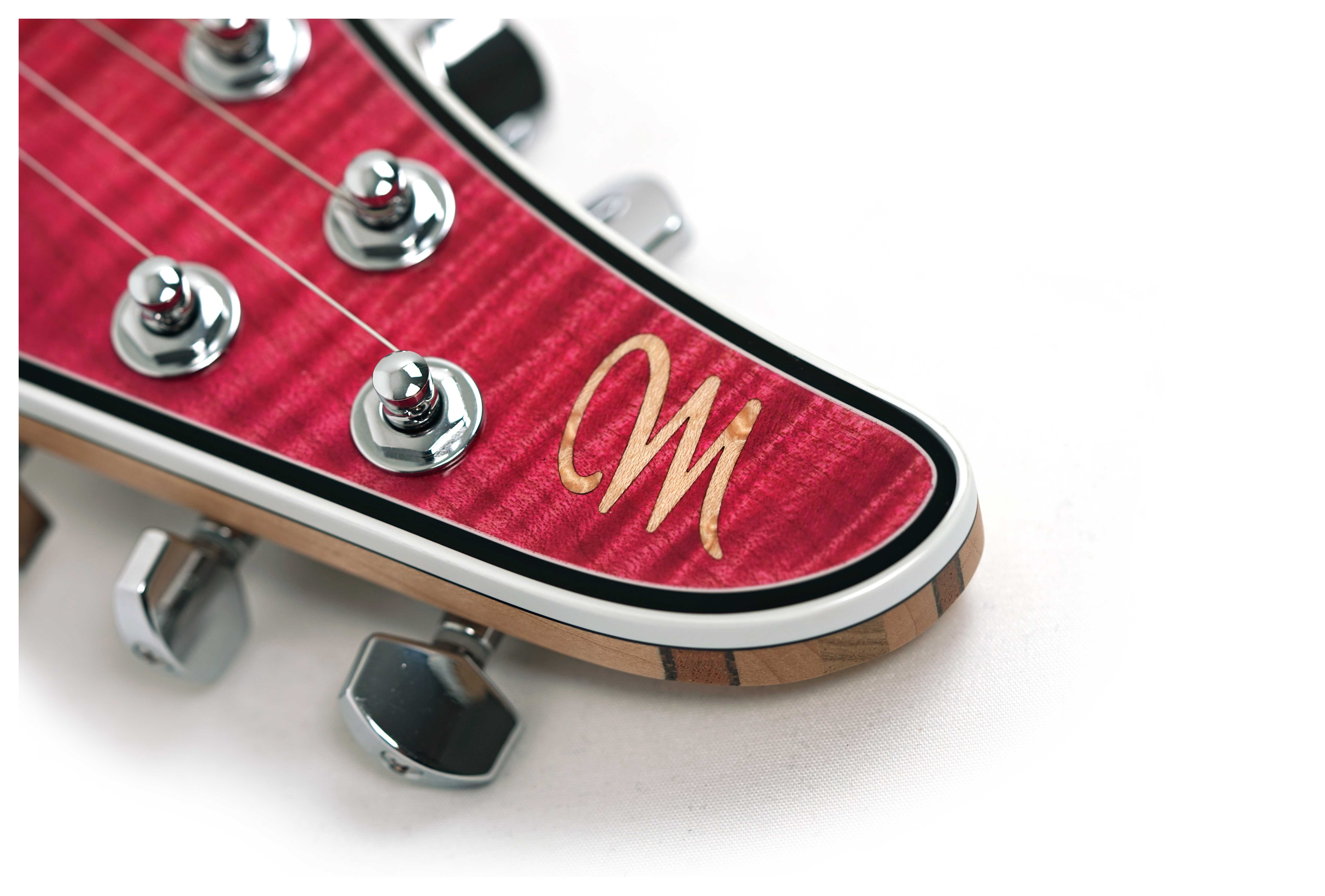 Mayones Regius V24 6 4A Flamed Maple Trans Pink Gloss #RP2510411