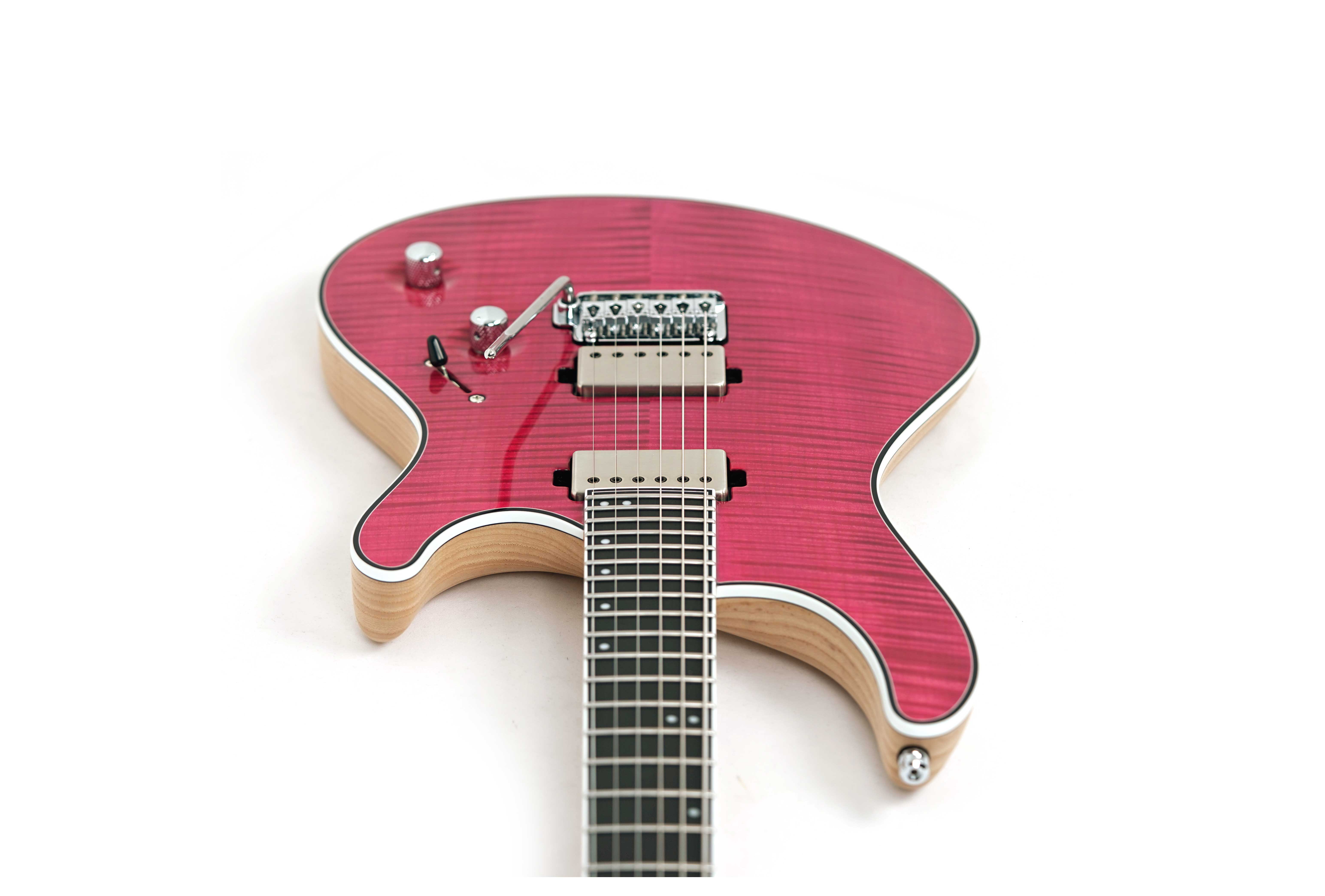 Mayones Regius V24 6 4A Flamed Maple Trans Pink Gloss #RP2510411