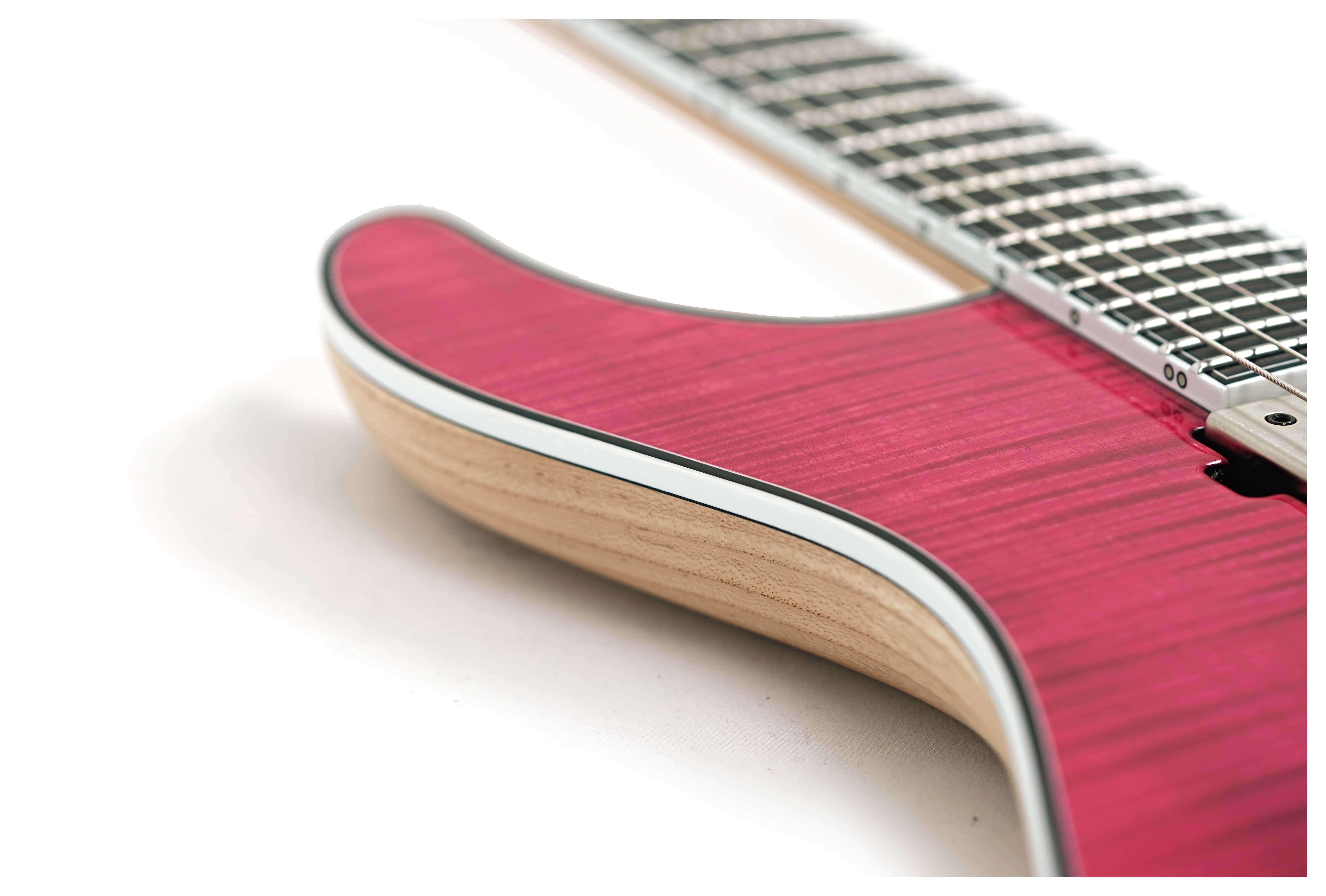 Mayones Regius V24 6 4A Flamed Maple Trans Pink Gloss #RP2510411