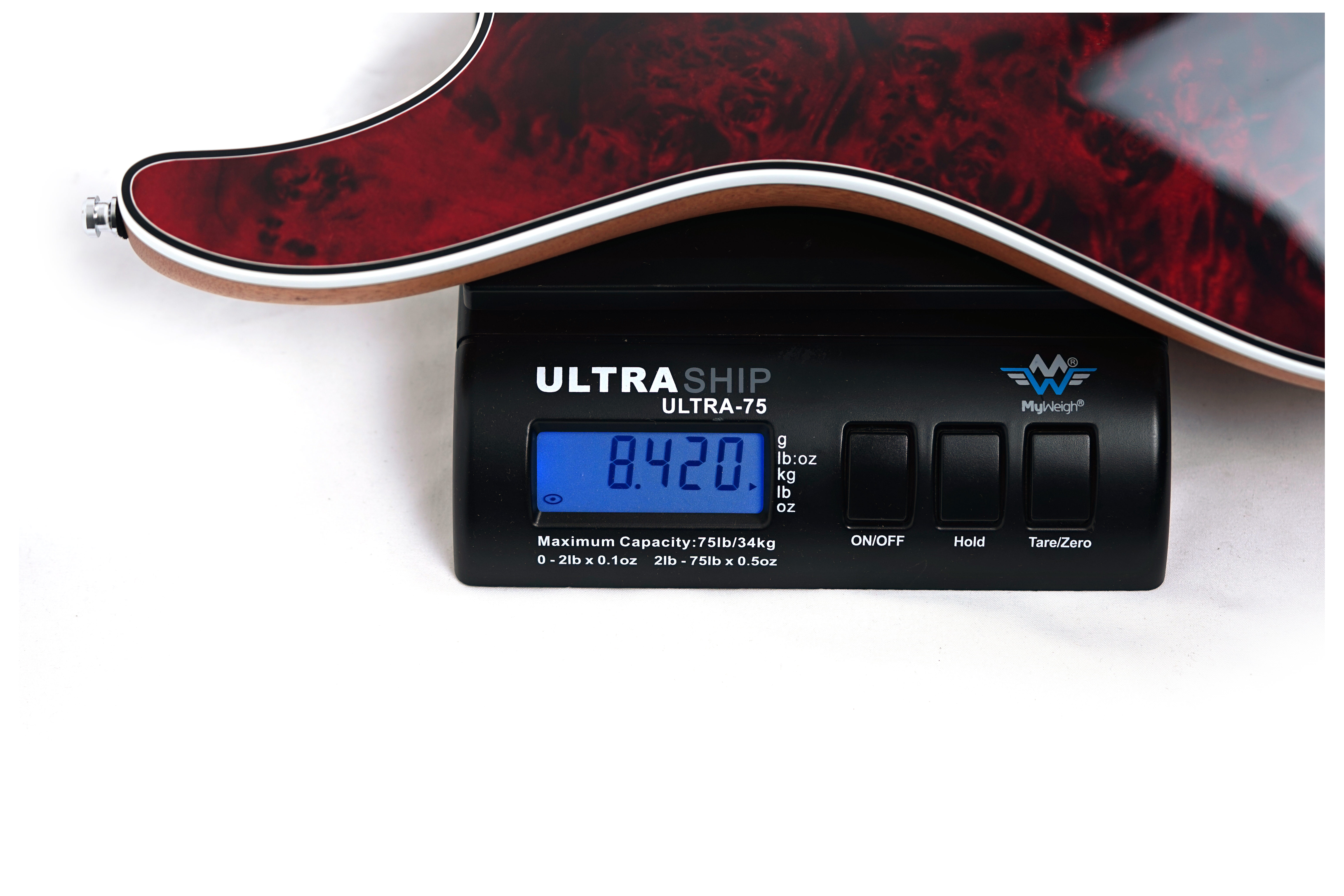 Mayones Regius V24 6, Eye Poplar, Trans Dirty Red Gloss #RP2510410