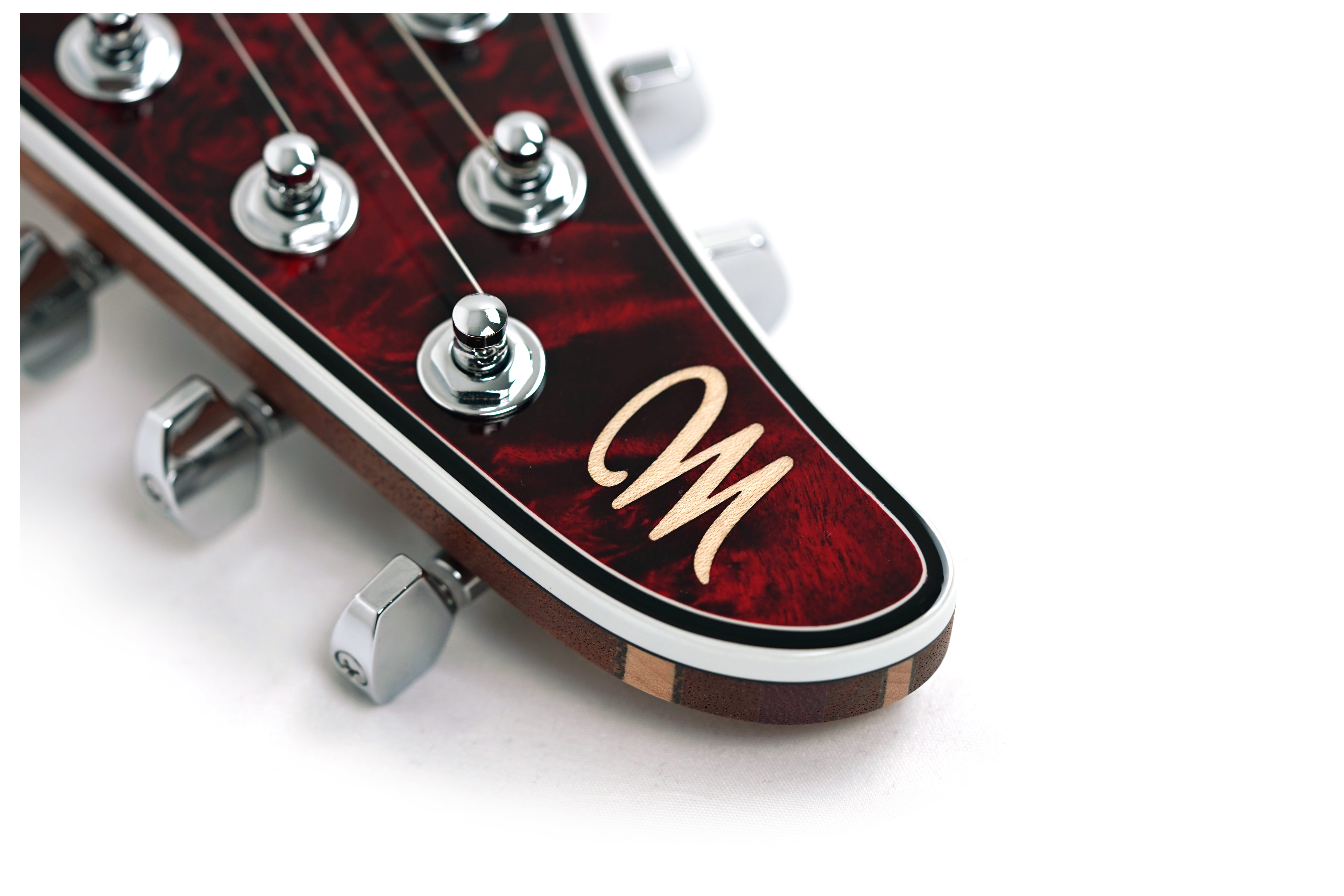 Mayones Regius V24 6, Eye Poplar, Trans Dirty Red Gloss #RP2510410