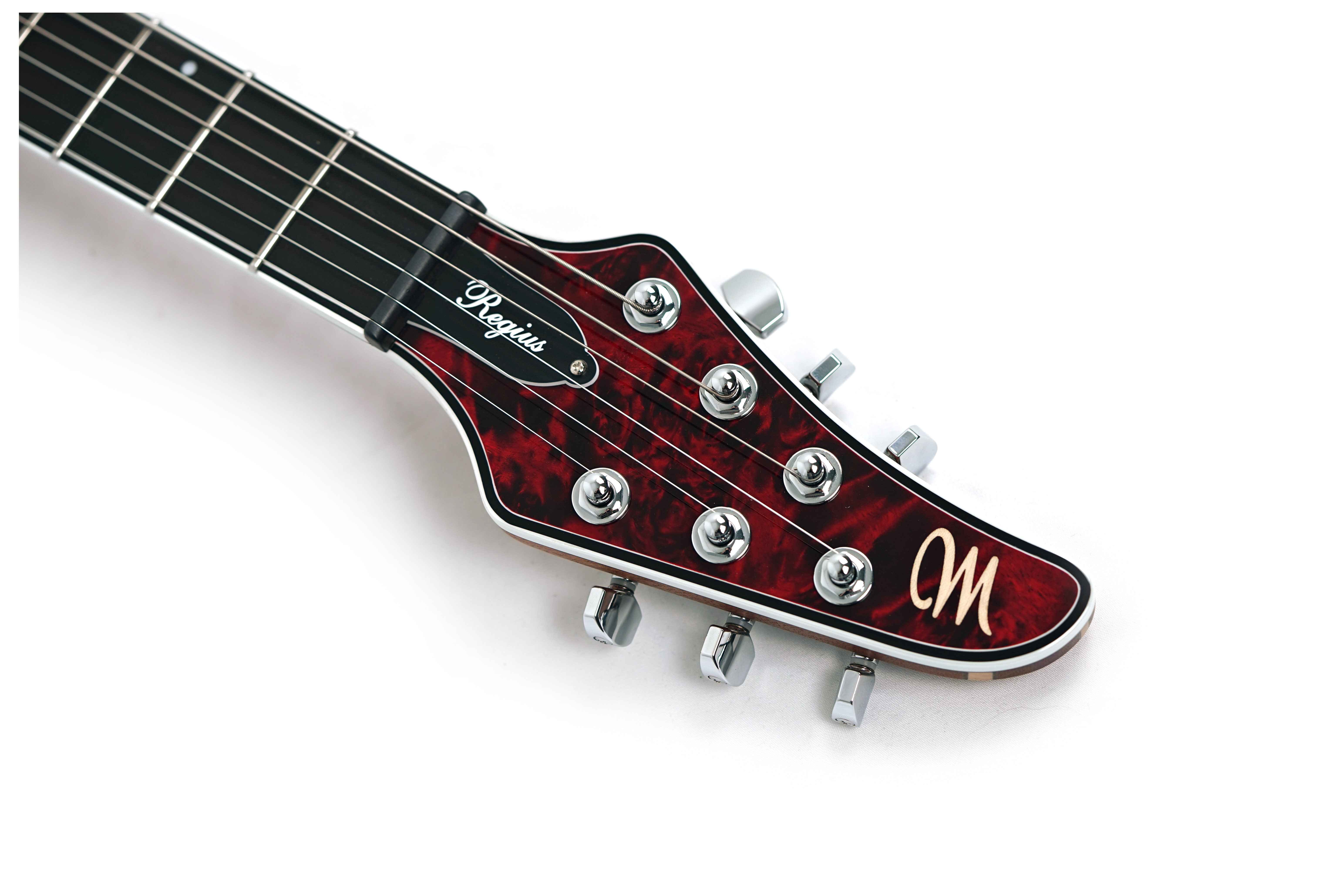 Mayones Regius V24 6, Eye Poplar, Trans Dirty Red Gloss #RP2510410