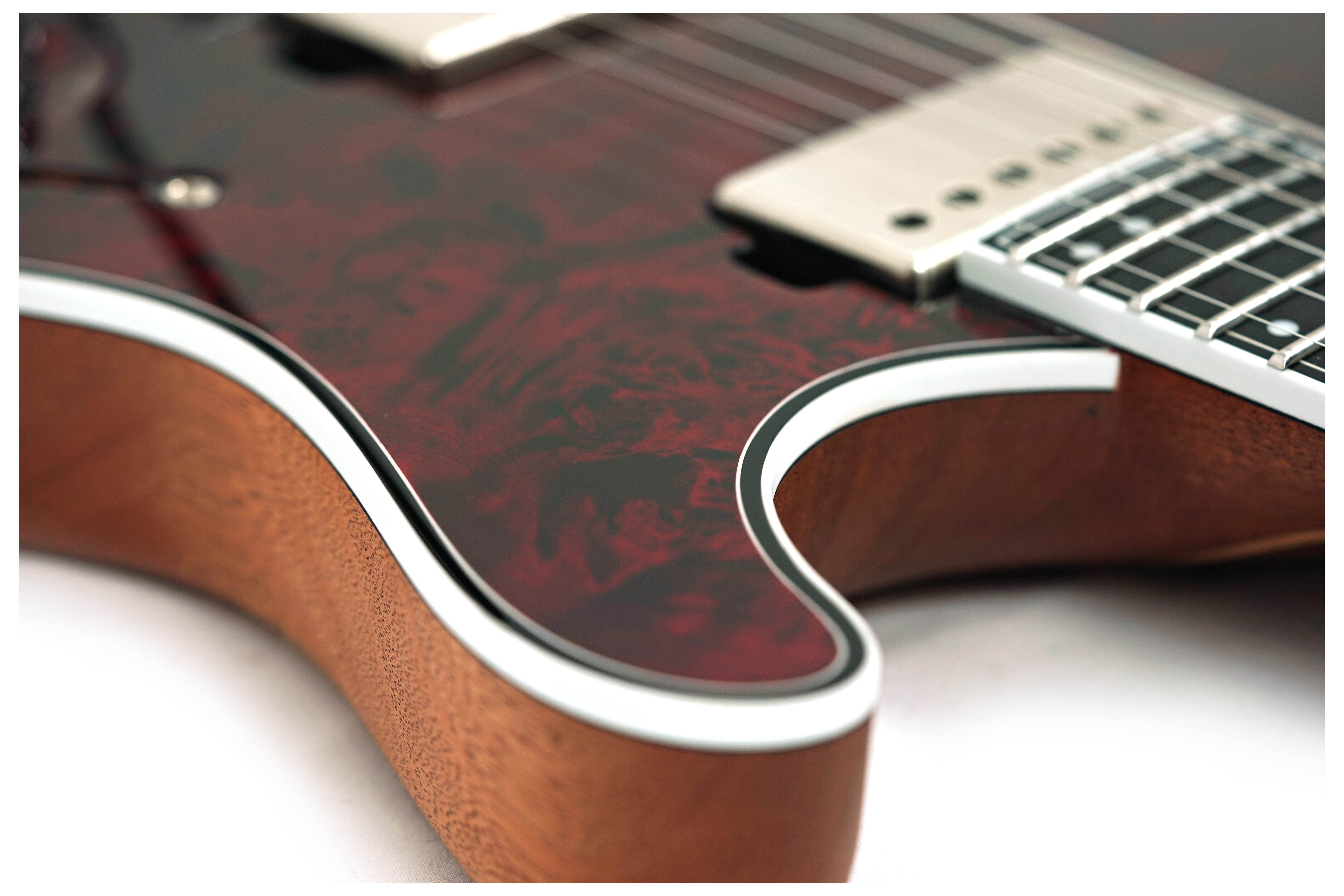 Mayones Regius V24 6, Eye Poplar, Trans Dirty Red Gloss #RP2510410