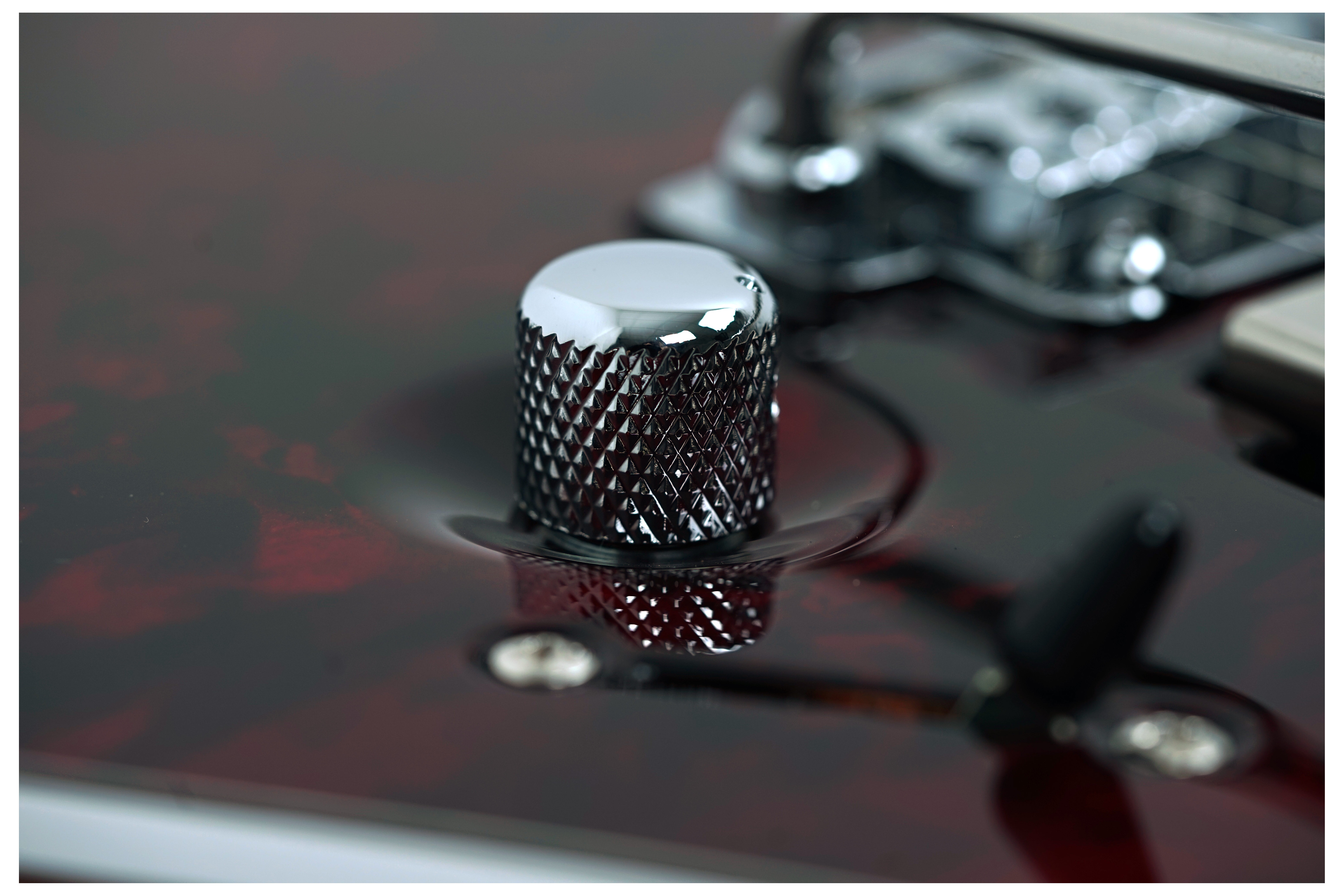 Mayones Regius V24 6, Eye Poplar, Trans Dirty Red Gloss #RP2510410