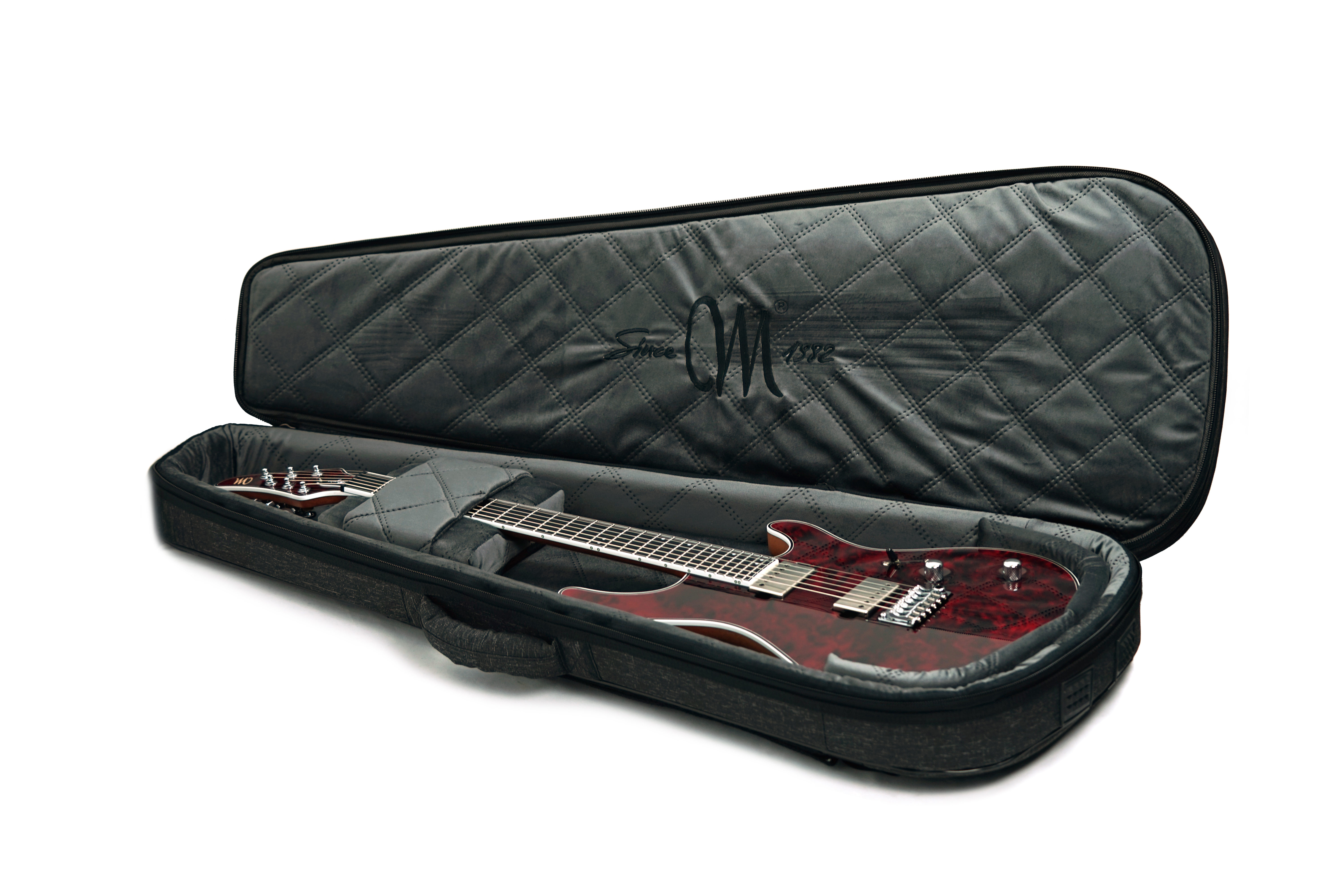 Mayones Regius V24 6, Eye Poplar, Trans Dirty Red Gloss #RP2510410