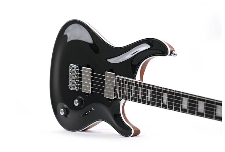 Mayones Regius Core 6, 4A Flamed Maple Trans Black Gloss Fluence Modern #RF2503067 Mayones Regius Core 6, 4A Flamed Maple Trans Black Gloss Fluence Modern #RF2503067
