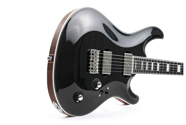 Mayones Regius Core 6, 4A Flamed Maple Trans Black Gloss Fluence Modern #RF2503067 Mayones Regius Core 6, 4A Flamed Maple Trans Black Gloss Fluence Modern #RF2503067