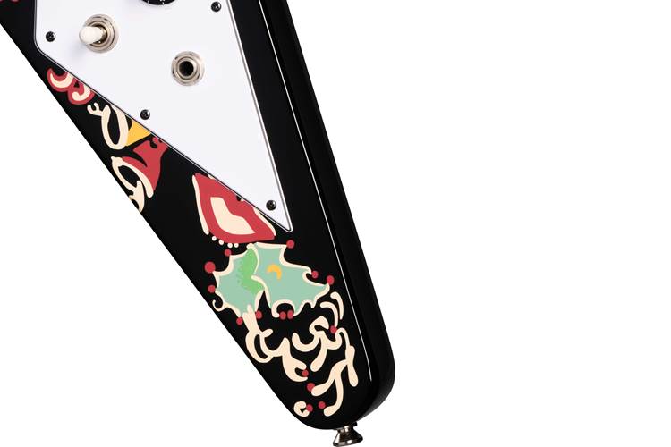 Epiphone Inspired by Gibson Custom Jimi Hendrix Love Drops Flying V Epiphone Inspired by Gibson Custom Jimi Hendrix Love Drops Flying V