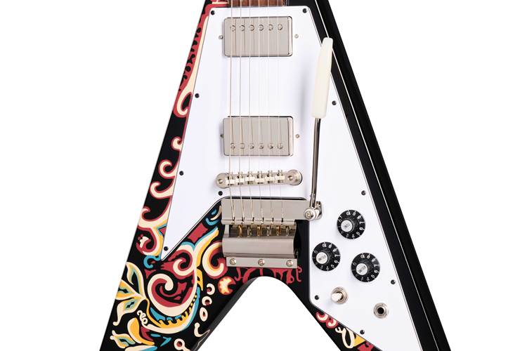 Epiphone Inspired by Gibson Custom Jimi Hendrix Love Drops Flying V Epiphone Inspired by Gibson Custom Jimi Hendrix Love Drops Flying V