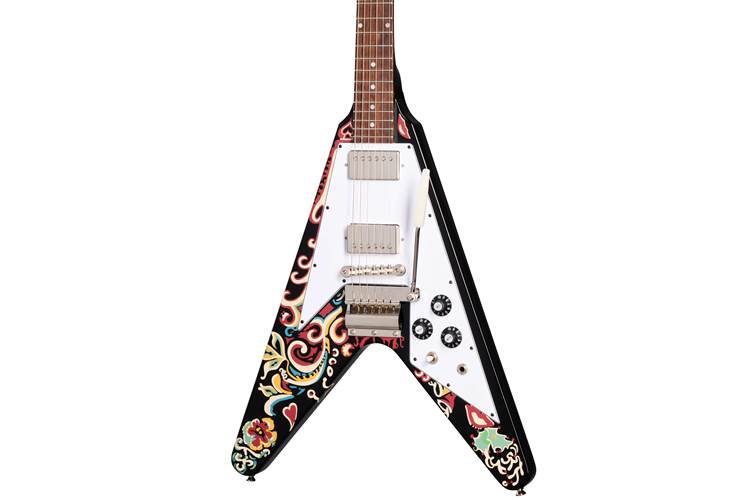 Epiphone Inspired by Gibson Custom Jimi Hendrix Love Drops Flying V Epiphone Inspired by Gibson Custom Jimi Hendrix Love Drops Flying V