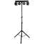 QTX Recharge DJ LED Derby and PAR Bar with Tripod Front View