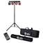 QTX Recharge DJ LED Derby and PAR Bar with Tripod Front View