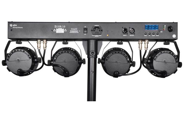 QTX Recharge Performer LED PAR Bar with Tripod QTX Recharge Performer LED PAR Bar with Tripod