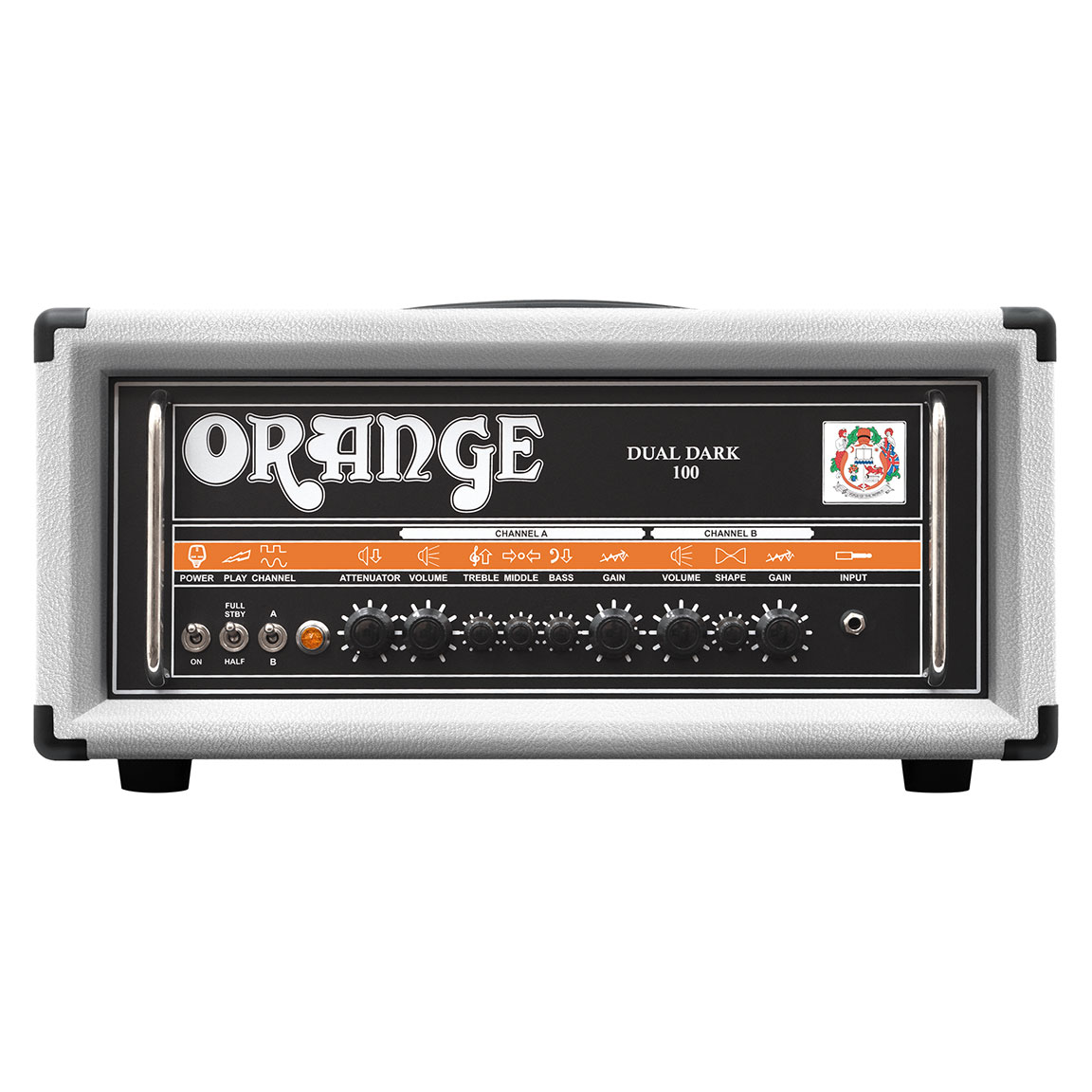 Orange Dual Dark 100 Valve Amp Head Limited Run White