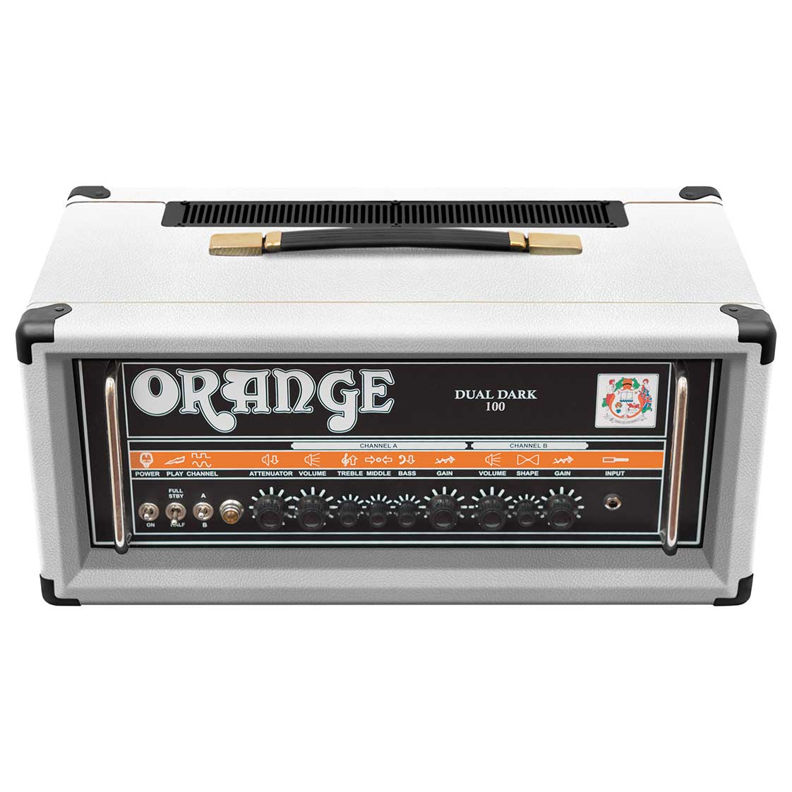Orange Dual Dark 100 Valve Amp Head Limited Run White