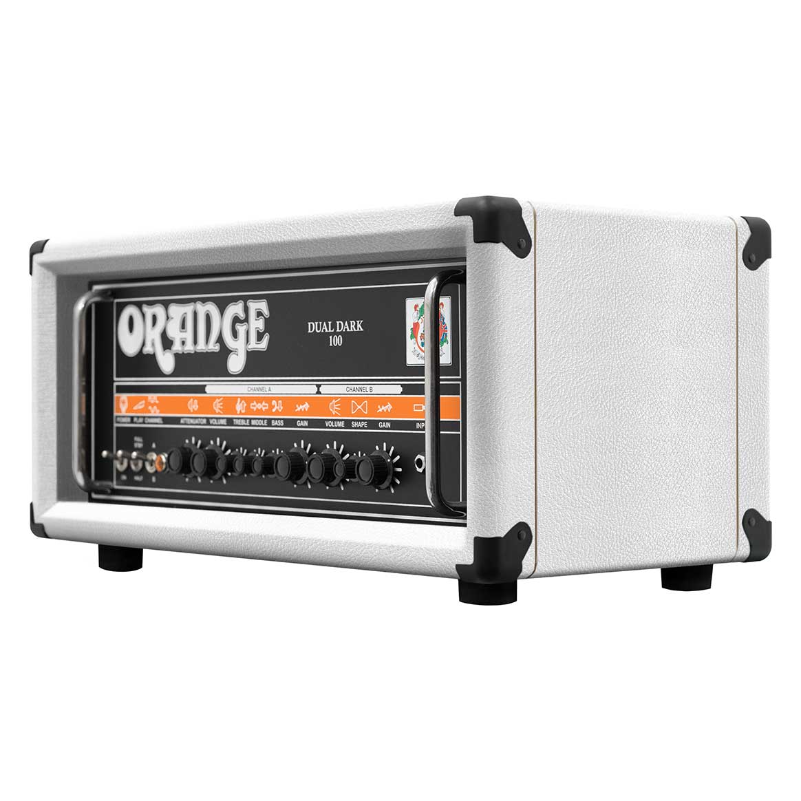 Orange Dual Dark 100 Valve Amp Head Limited Run White