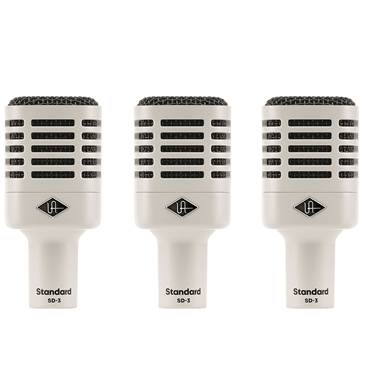 Universal Audio SD-3 (3 PACK) Dynamic Microphone with Hemisphere Modeling