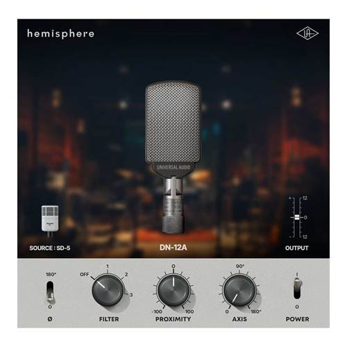 Universal Audio SD-5 Dynamic Microphone with Hemisphere Modeling Universal Audio SD-5 Dynamic Microphone with Hemisphere Modeling