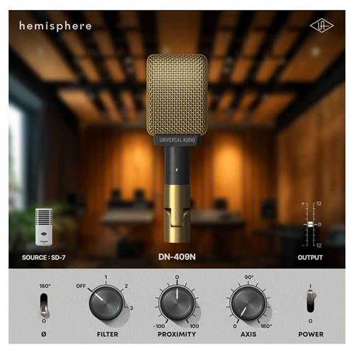 Universal Audio SD-7 Dynamic Microphone with Hemisphere Modeling Universal Audio SD-7 Dynamic Microphone with Hemisphere Modeling