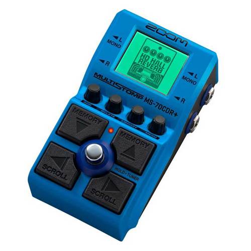 Zoom MS-70CDR+ Multistomp Chorus/Delay/Reverb Pedal Zoom MS-70CDR+ Multistomp Chorus/Delay/Reverb Pedal