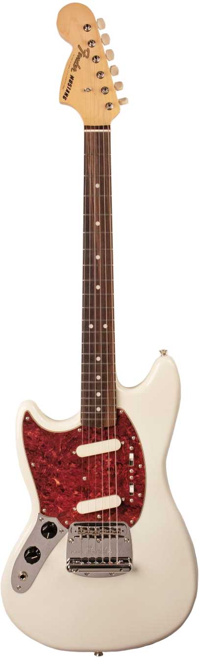 Fender Japan Traditional II Mustang Rosewood Fingerboard Olympic White Left Handed