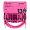 Fender Joe Strummer 13ft Instrument Cable Pink Leopard Front View