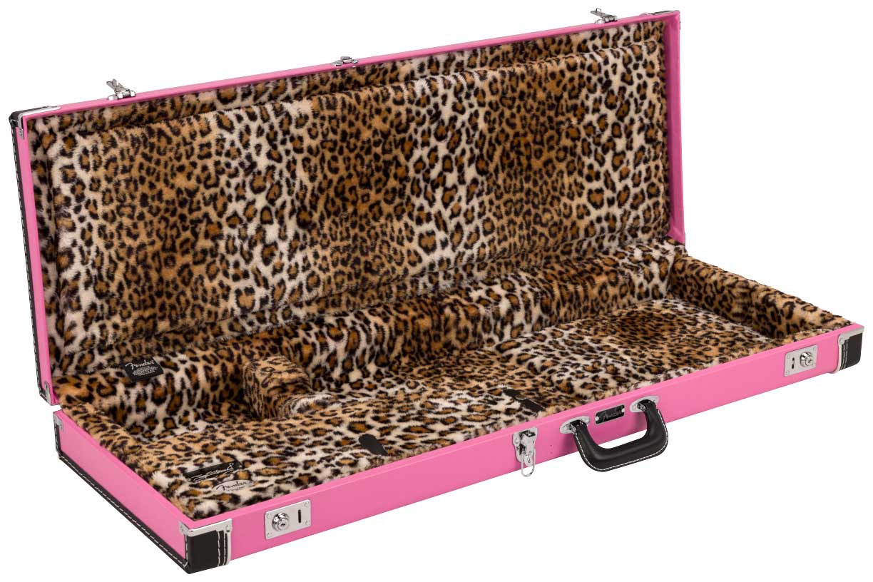 Fender Joe Strummer Stratocaster/Telecaster Case Pink Leopard