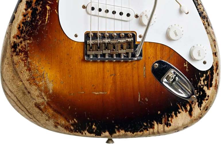 Fender Custom Shop 70th Anniversary 1954 Stratocaster Super Heavy Relic Wide Fade 2 Tone Sunburst #XN5289 Fender Custom Shop 70th Anniversary 1954 Stratocaster Super Heavy Relic Wide Fade 2 Tone Sunburst #XN5289