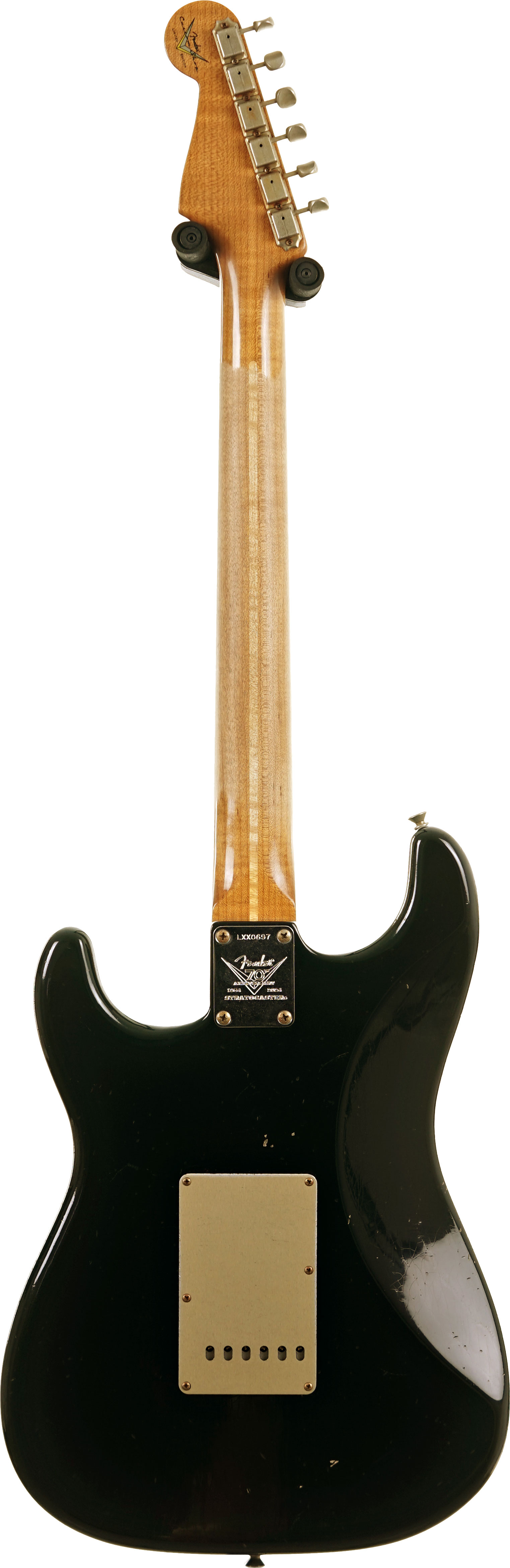 Fender Custom Shop Limited Edition 1954 Roasted Stratocaster Journeyman Relic Aged Black #LXX0697