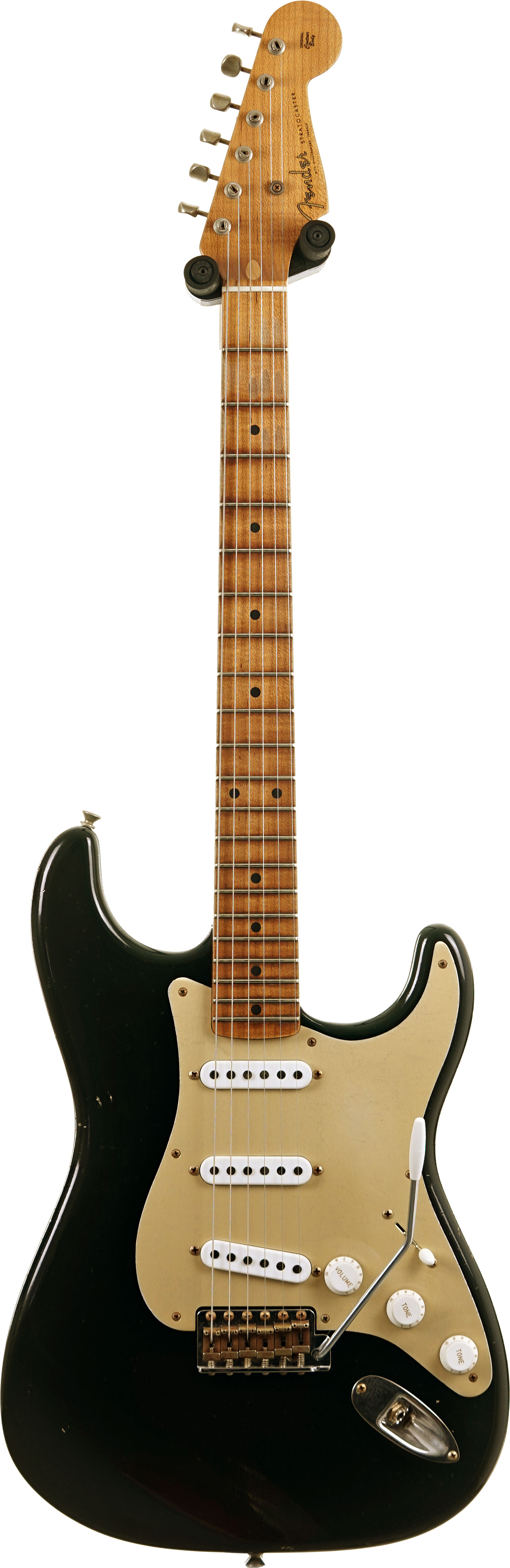 Fender Custom Shop Limited Edition 1954 Roasted Stratocaster Journeyman Relic Aged Black #LXX0697