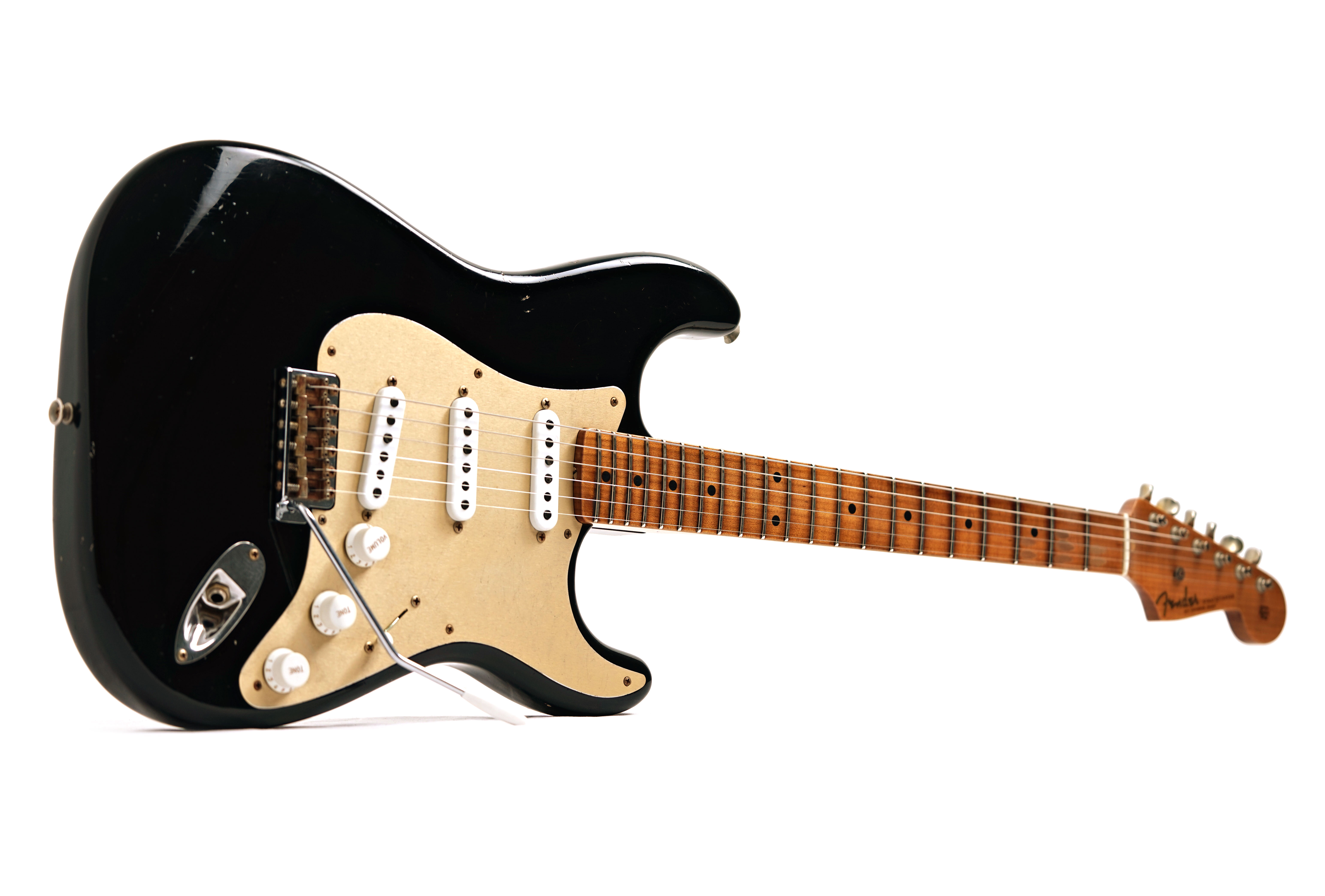 Fender Custom Shop Limited Edition 1954 Roasted Stratocaster Journeyman Relic Aged Black #LXX0697