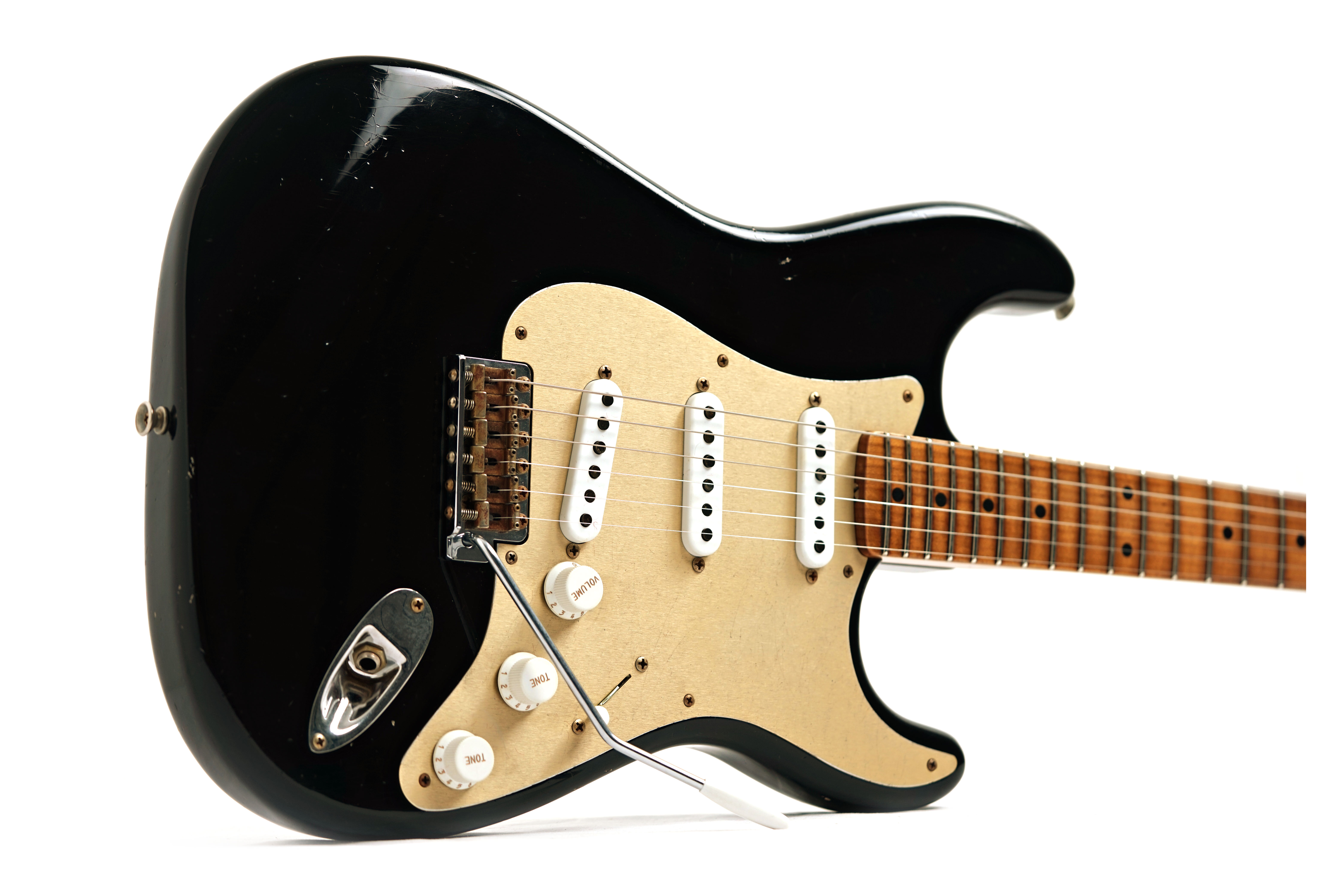 Fender Custom Shop Limited Edition 1954 Roasted Stratocaster Journeyman Relic Aged Black #LXX0697