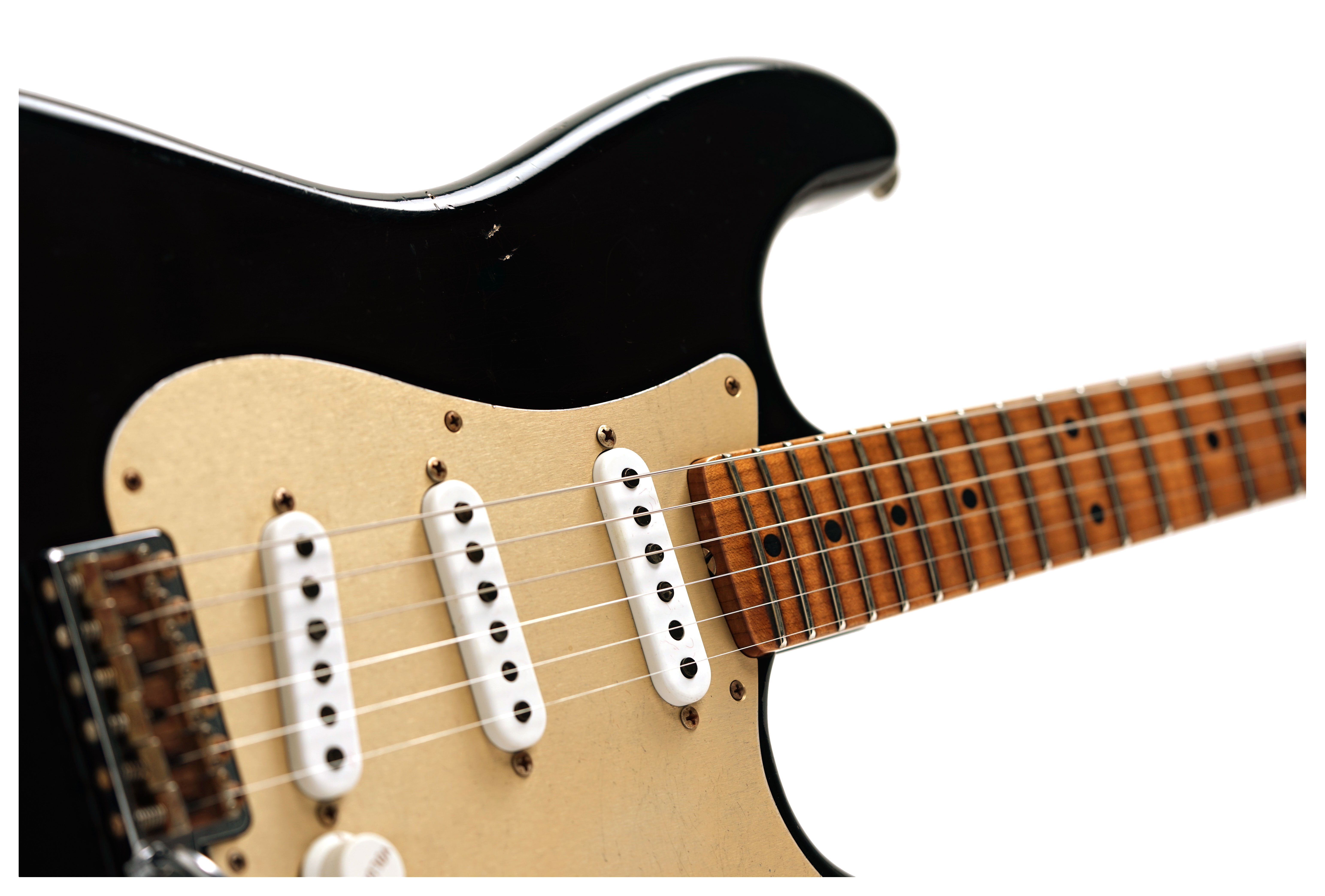 Fender Custom Shop Limited Edition 1954 Roasted Stratocaster Journeyman Relic Aged Black #LXX0697