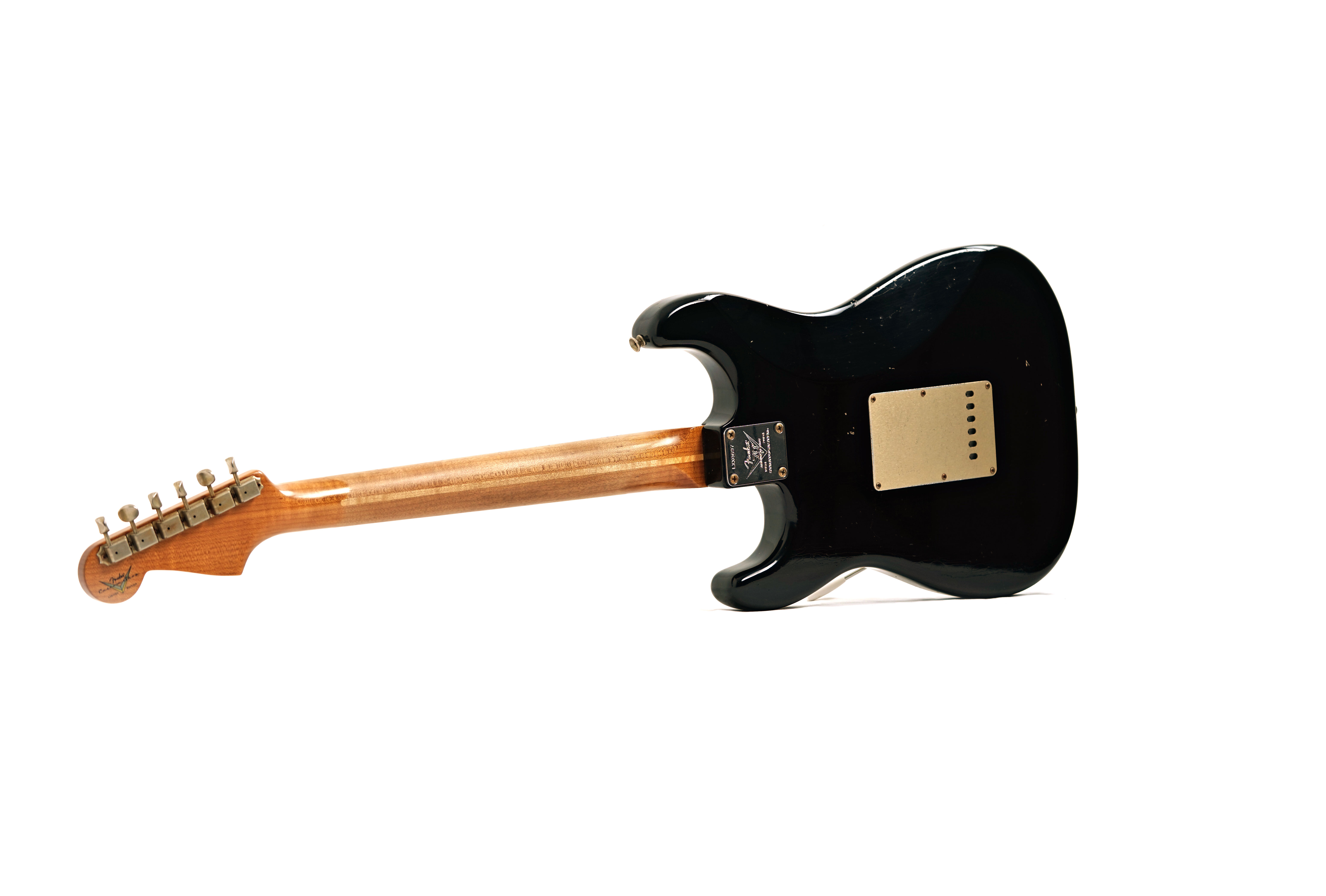 Fender Custom Shop Limited Edition 1954 Roasted Stratocaster Journeyman Relic Aged Black #LXX0697