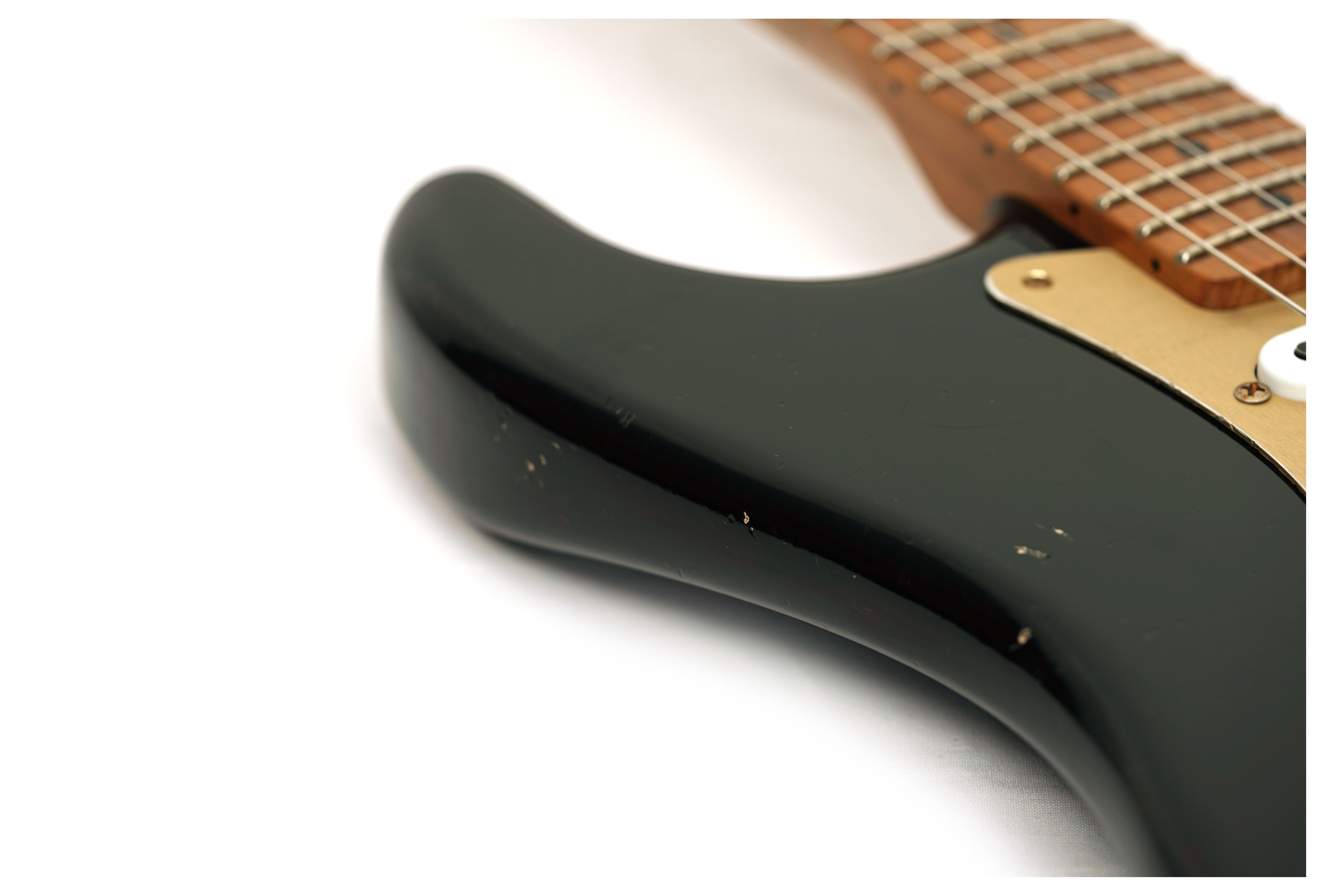 Fender Custom Shop Limited Edition 1954 Roasted Stratocaster Journeyman Relic Aged Black #LXX0697