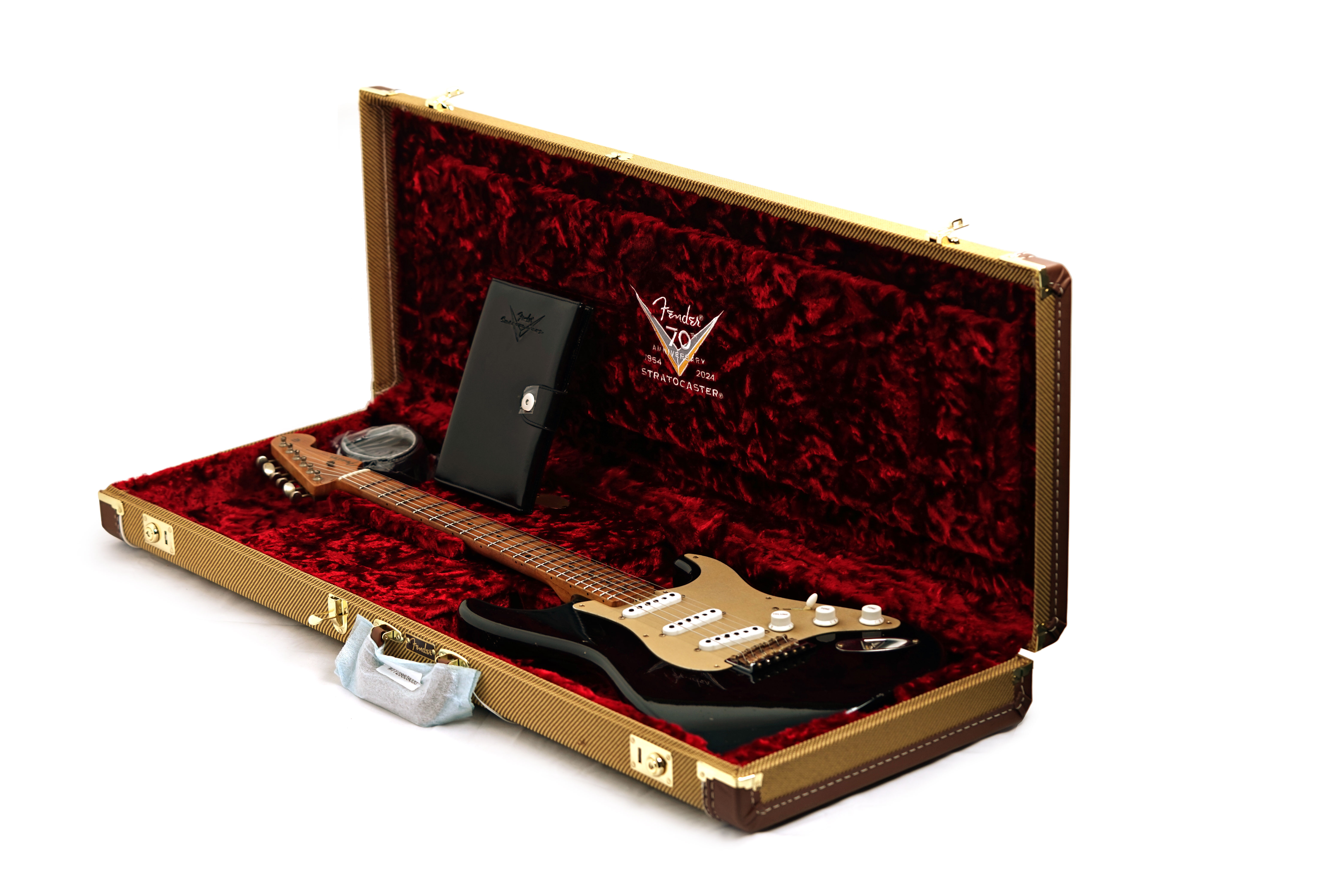 Fender Custom Shop Limited Edition 1954 Roasted Stratocaster Journeyman Relic Aged Black #LXX0697