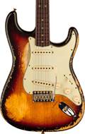 Fender Custom Shop 1963 Stratocaster Super Heavy Relic Super Faded Aged 3-Colour Sunburst