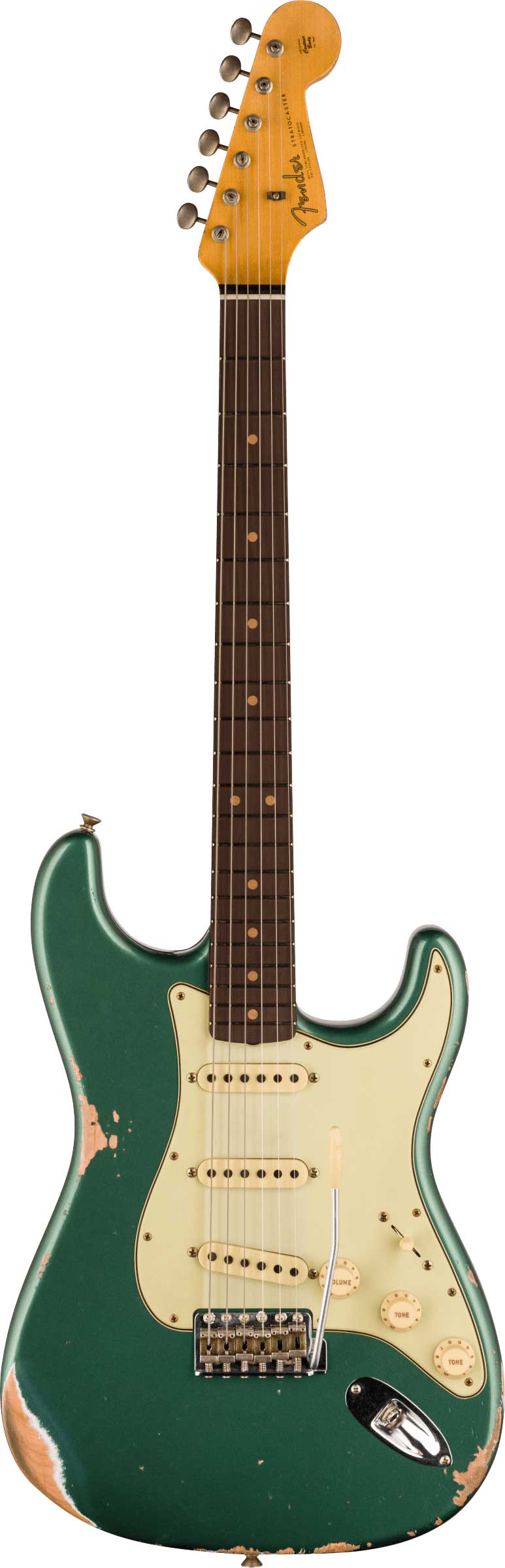 Fender Custom Shop Limited Edition 1964 L-Series Stratocaster Heavy Relic Aged Sherwood Green