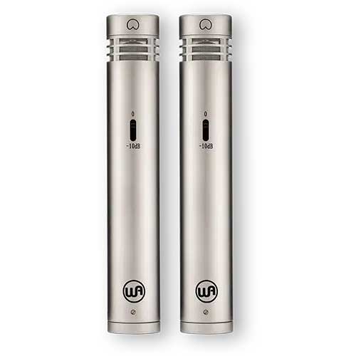 Warm Audio WA84-C-N-ST WA-84 Small Diaphragm Condenser Microphone Nickel (Pair)